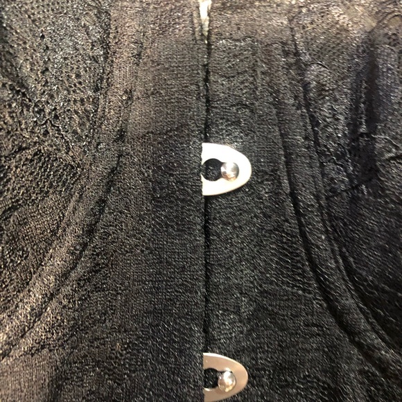 New in package SOLY HUX Plus Size Floral Lace up Overbust Corset Size 2XL - Picture 5 of 8